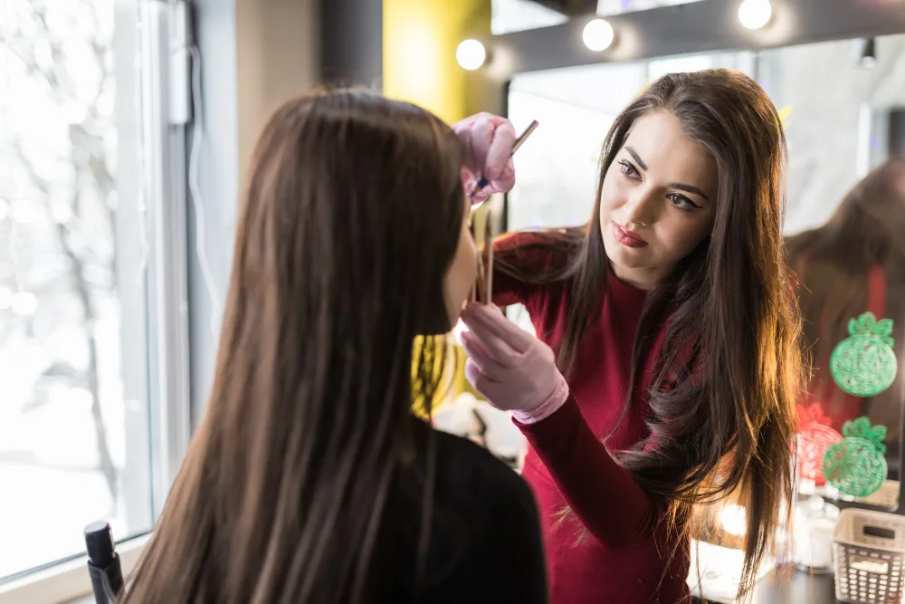 long-lasting hair color salon